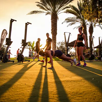 Fitness-Enthusiasten