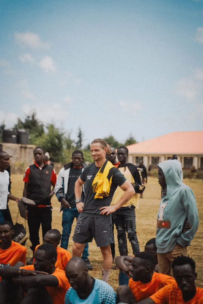 Coaching mit lokalen Athleten